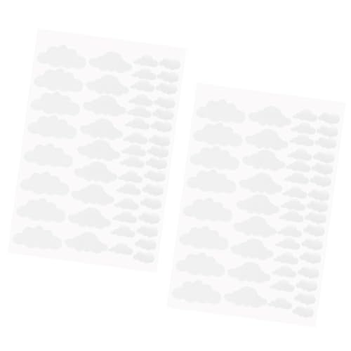 FRCOLOR 96 piezas Pegatinas de Autoadhesivas para Paredes de Decoración Infantil de PVC para Habitaciones para Guarderías y Decoración