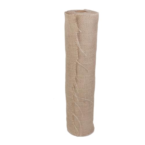 Chemin de table tissu burlap en toile de jute rustique 50cm x 10m