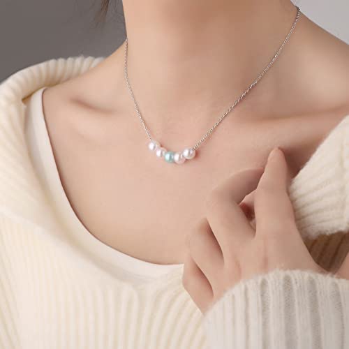 Single Pearl Necklaces For Women Birthday Necklaces For Girls Mom Gf Daughter Wife Best Sister Love Grandma Birthday Christmas Anniversary Valentine's Day Thanksgiving Graduation Mother's Day Gifts #TOP3