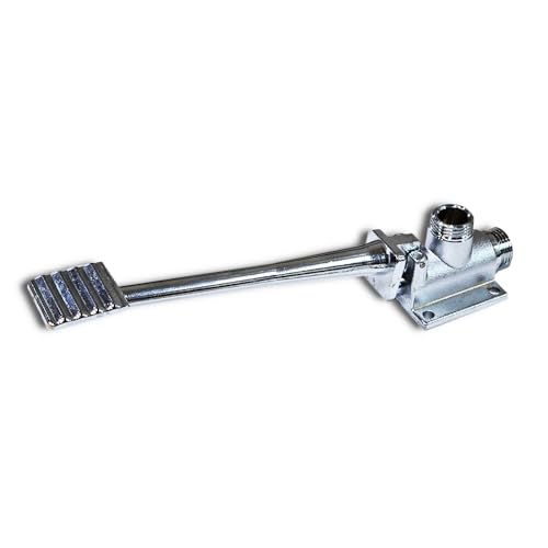 Grifo pedal 1 agua. Palanca abatible.