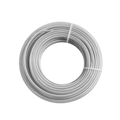 Fil d'acier 4mm pour tête de tondeuse à gazon et débroussailleuse robuste de 15m