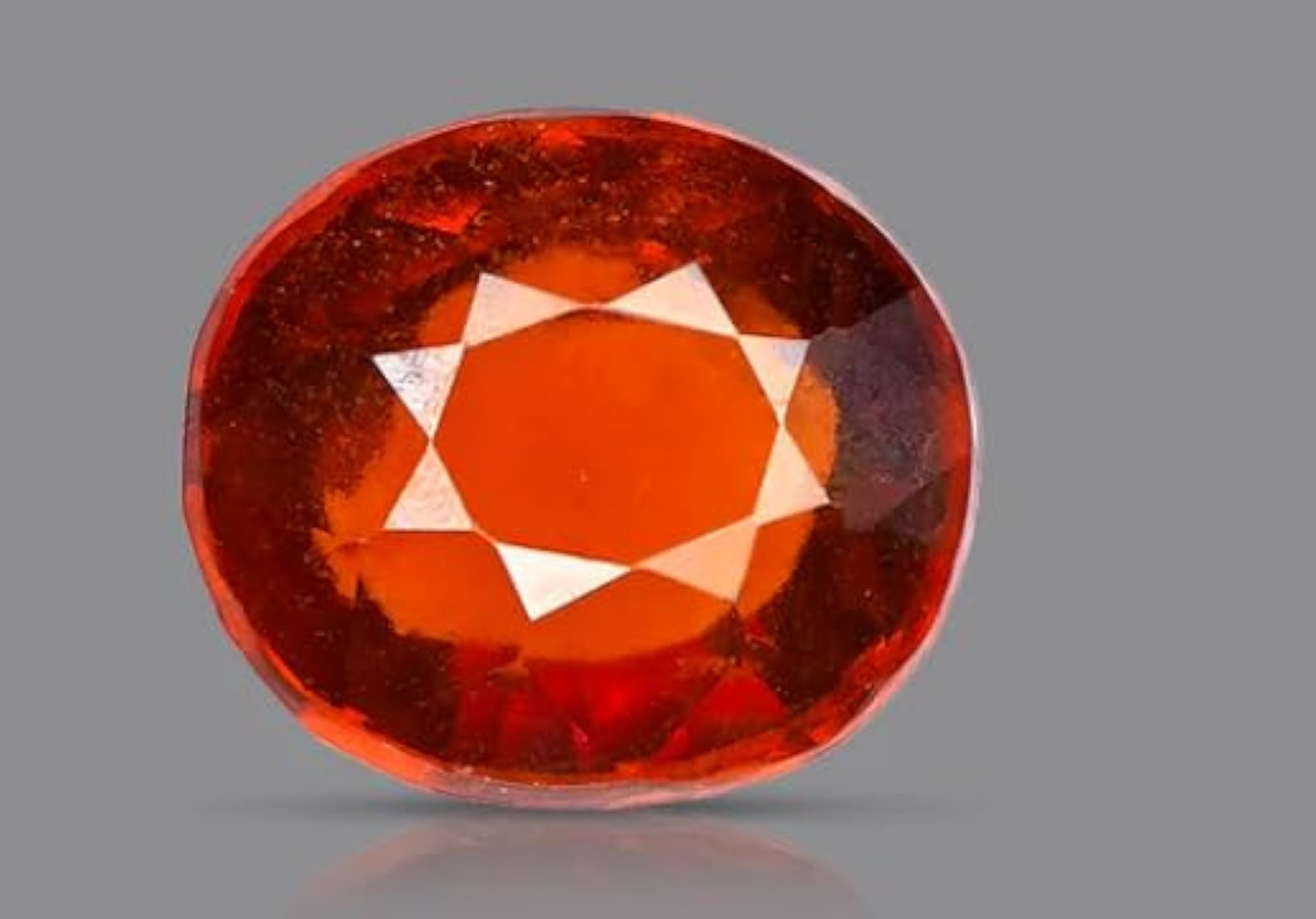 Ceylon Hessonite Stone Garnet 6.70 Carat Certified Gemstone