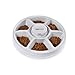 Amazon Basics Automatic Cat Food Feeder with Electronic Timed – 6 Portions, Black