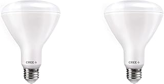 Cree Lighting BR30-100W-P1-27K-E26-U1 Pro Series BR30 Indoor Flood 100W Equivalent LED Bulb (Dimmable) 1400, 1 Count (Pack of 2), Soft White