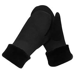 EUPSIIU Mujer Invierno Guantes Manoplas Esquí, Hom...: MATERIAL DE ALTA CALIDAD: Los cálidos guantes de esquí están hechos de gamuza que es muy suave, cómoda y liviana. Son lindos y de colores vivos, fáciles de lavar pero no se desvanecen ni se rompen fácilmente, estos guantes de invierno son accesorios ...