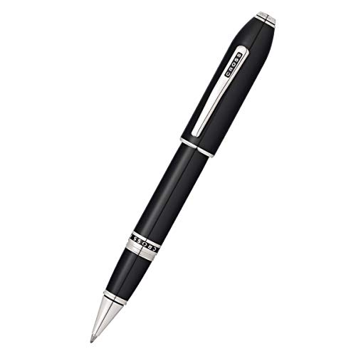 Cross Peerless 125 Obsidian Lacquer Rollerball Pen - Black