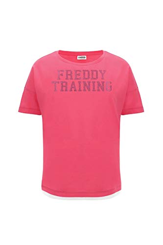 Tee-shirt confortable FREDDY doté d'un imprimé paillettes ton sur ton chic