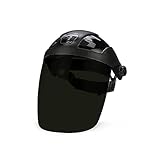 Sellstrom DP4 Face Shield - Lightweight Mask with High Impact Crown & Ratchet Headgear for Work, Grinding, Cutting - ANSI Z87.1 - Anti Fog Polycarbonate Window