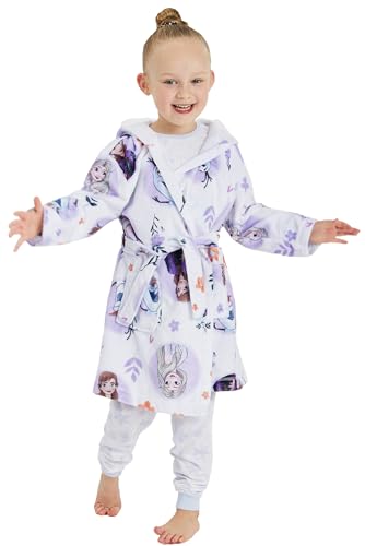 Disney Mädchen Frozen Morgenmantel Elsa Anna Robe, Frozen, 3-4 Jahre