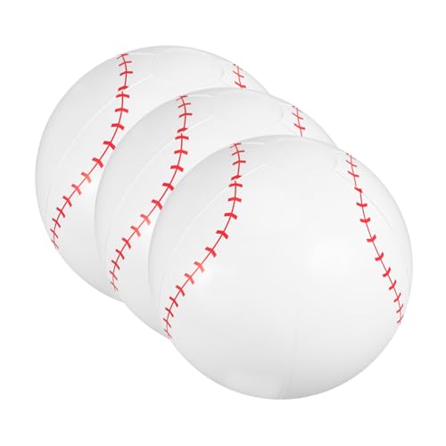 YARNOW 3pcs Inflatable Baseball Beach Pool for Outdoor Sports and Summer Fun for Family Gatherings and Parties