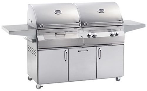 Fire Magic A830s5EAP61CB Aurora Gas/Charcoal Combo Grill - Liquid Propane