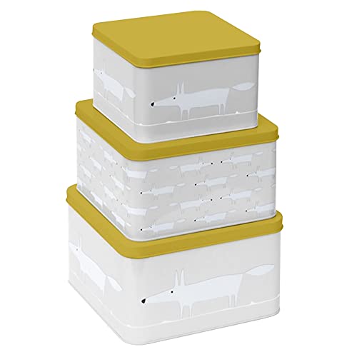 Scion living Mr Fox Kuchenformen, quadratisch, grau, weiß, grau, 3 Stück Cover