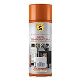 SPSIL Spray Pintura Temperatura Anticalorica Blanco 400 ml,Resistencia 600°C