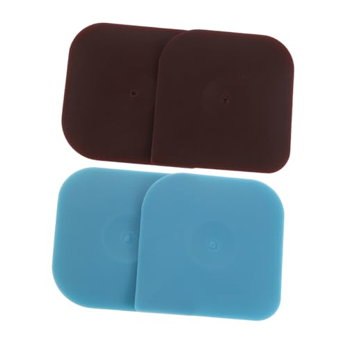 EPIGEIST 4pièces Grattoir à Poêle Fonte Ustensiles De Cuisine Grattoir à Casserole Outil De Nettoyage pour Poêle Fonte Gadgets De Cuisine pour Aliments Pain Gâteau Pâte à Fondant