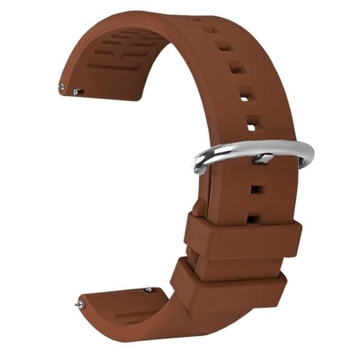 Bracelet de montre en silicone vert étanche et souple pour montre sport