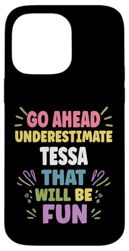 TESSA Personalized Women's Gift Custom TESSA X}zP[X iPhone 14 Pro Max p