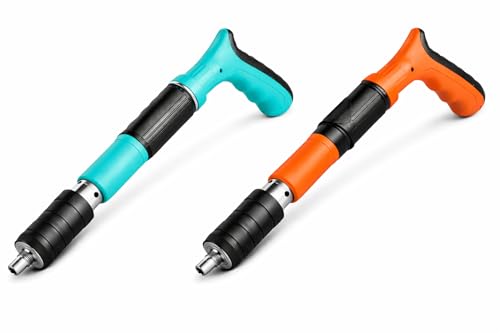 Kit de pistolet manuel pour ciment et fer, cloueur, pistolet à ongles à air comprimé, avec lunettes de sécurité et rondes 10 clous, pour ciment et fer, etc.