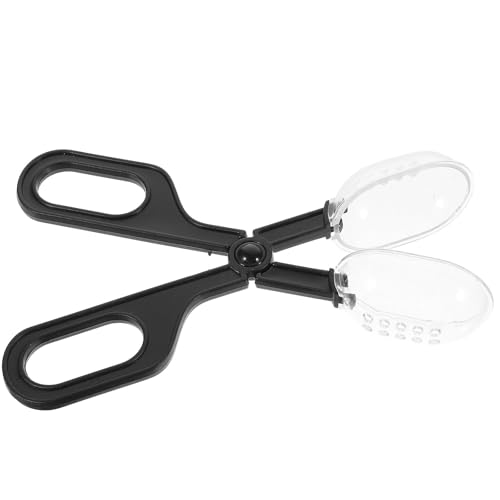 BETOOKY Reptile Feeding Tongs Plastic Grabber Clip for Vivarium Cleaning