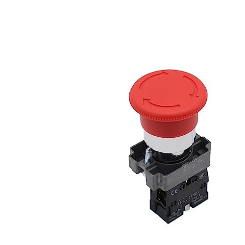 Interruptor de parada de emergencia 2-S542 boton de hongo rojo 22mm NC 2