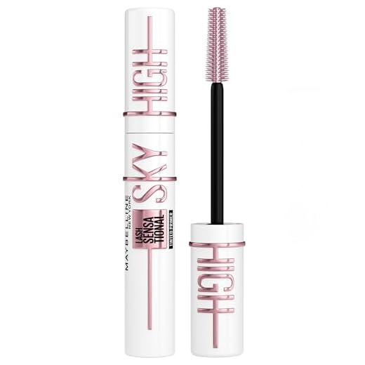 Maybelline New York, Primer de Pestañas Lash Sensational Sky High Primer con Color Negro, con Ceramida y Pro-Vitamina B5, Para unas Pestañas con Longitud sin Límites y Más Cuidadas