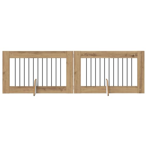 VidaXL Puerta para perros con soporte 2