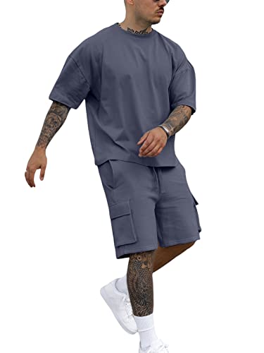 Survêtement d'été pour homme ensemble de plage léger short chemise