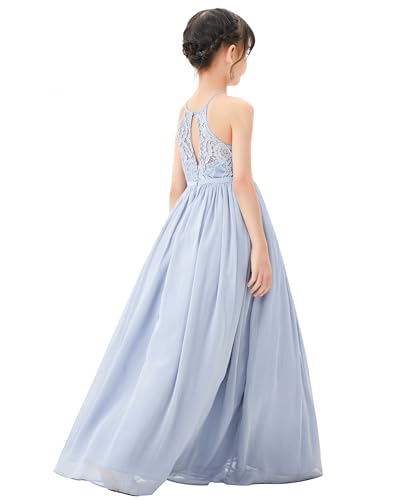 Lace Keyhole Back Flower Girl Dresses Wedding Reception Junior Pageants HLB3