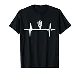 Photo Gallery microfono heartbeat cantante musica divertente pulse singing maglietta Photo Gallery microfono heartbeat cantante musica divertente pulse singing maglietta