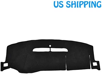 Catinbow Black Center Console Cover Dash Mat Protector Sunshield Cover for Chevy Silverado 07-13 / Tahoe Suburban 07-12 Carpet Dashboard Mat