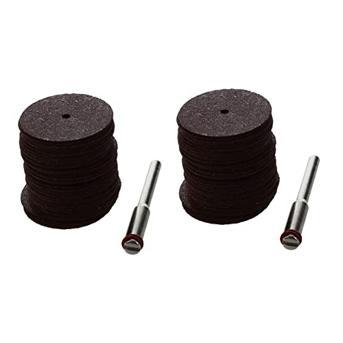 SZTVECFW Set di Mole da Taglio da 72 Pezzi Rotonde Ø25X6mm Marrone