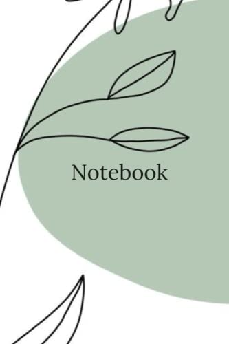 Minimalist Line Art Leaf Notebook: : Blank, Wide Ruled, Lined Paper, Simple Writing Notes/ Journaling | Softcover Book |Gift item, For Kids and Adults, Unisex, Boys and Girls| 120pages image 2