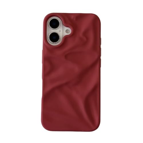 Coque iPhone 16 rouge mat idéale pour un style urbain coloré