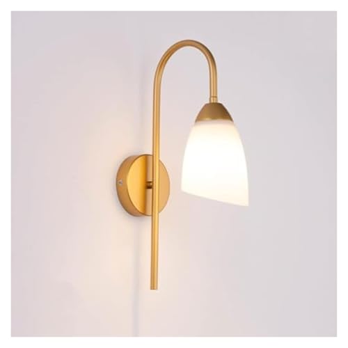 Aplique de pared LED moderno de metal negro con dos pantallas de vidrio lechoso