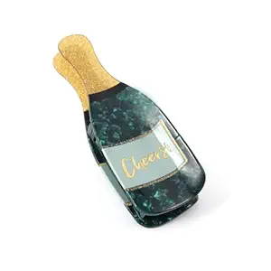 Novelty Champagne Claw Clips,Personalized Liquor Wine Bottle Shape Hair Clips,Beer Bottle Shape Hair Jaw Clips,Acetate Hair Clips for Women Hair Jaw Barrettes Accessories