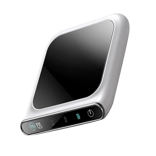 コーヒーマグウォーマー コーヒーカップウォーマーデスク 3つの温度設定コーヒーマグ加熱パッド オフィス家庭旅行用加熱コースターカップウォーマー デジタルディスプレイ付きポータブルティーホットチョコレートコーヒーウォーマー