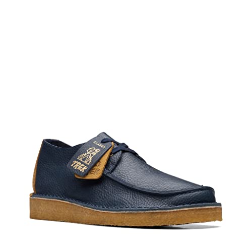 Clarks Mens Originals Seam Trek Ink Blue Leather | 26168529 #TOP1