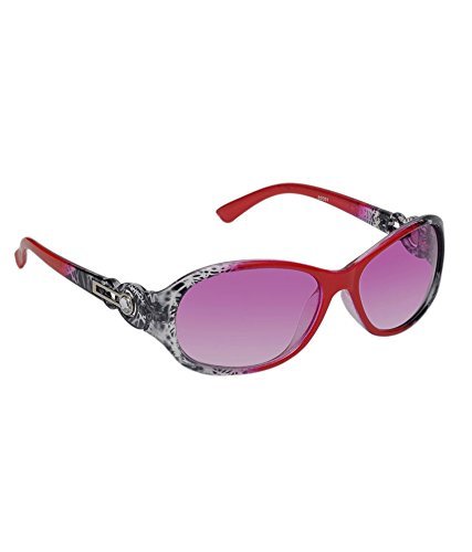 Hawai Stylish Unisex Rectangular Shape Purple Retro Eyewear Sunglass Ideal for Men and Women