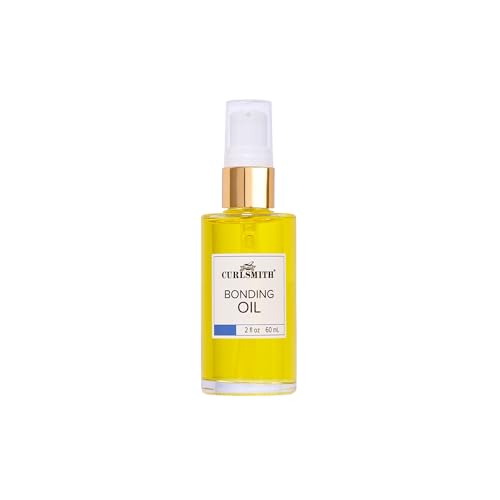 Curlsmith – Bonding Oil, Lightweight Finishing Oil, For All Hair Types Including Dry & Damaged (60ml/2 fl oz)…