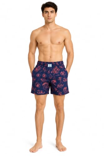 Image of Longies Men's Cotton Printed Regular Boxer Shorts