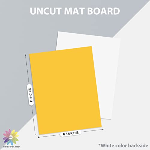 Mat Board Center, Pack Of 25, 8.5X11 Uncut Mat Boards - White Core - Variety Pack - Assorted Colors - Full Sheet - For Diy, Frames, Pictures, Photos, Crafts #TOP1