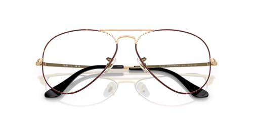 Image of Ray-Ban Unisex Rx6489 Aviator Aviator Prescription Eyeglass Frames