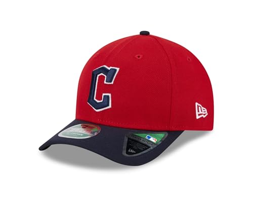 New Era Cleveland Guardians MLB Player Replica 9Forty M-Crown Casquette Rouge Bleu Marine