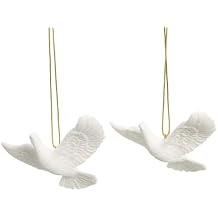 Turtle Dove Ornaments Gift Boxed - Set of 2 / Durable Resin Doves/One for You & a Friend/As Seen in Home Alone
