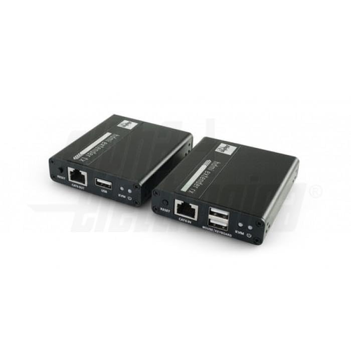 ALPHA ELETTRONICA EXTENDER HDMI CAVO 1XCAT.6 CON USB Loop Out - KVM - cavo CAT.6-70m - HDR CT373/13