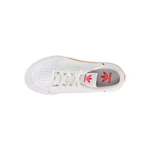 adidas Kids Continental 80 C Low Shoes FTWWHT,SHORED,HIREYE Size 1.54