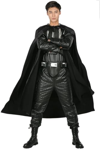 Xcoser Vader Costume Suit for Men'Halloween Cosplay XL Black