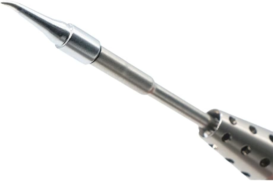 Soldering Iron Tip For TS1C TS80 Soldering Station, TS-B02, TS-D25, TS-J02, TS-K4, 3.5mm Plug-in Heating Core, Steel Fine Point Solder Tips(TS-J02)