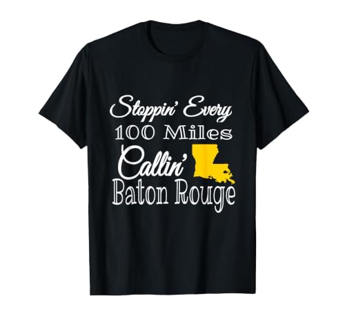 Callin' Baton Rouge Music Concert T-Shirt, Men, Black, Small