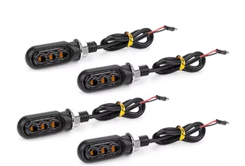 Clignotants de moto ambre feux arrière 12V haute visibilité
