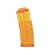 WORKER 15 Dart Magazine for Nerf N-Strike Elite Series Honeycomb Hex Curve Soft Bullet Clips Ammo Cartridge Dart Clips (Orange)